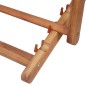vidaXL Strandstuhl Klappbar Stoff und Massivholz Rot vidaXL Strandstuhl Klappbar Stoff und Massivholz Rot