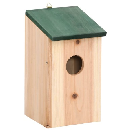 vidaXL Vogelhäuser 4 Stk. Holz 12x12x22 cm 