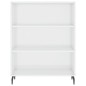 vidaXL Highboard Hochglanz-Weiß 69,5x34x180 cm Holzwerkstoff vidaXL Highboard Hochglanz-Weiß 69,5x34x180 cm Holzwerkstoff