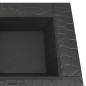 Feuerkorb mit Schürhaken 79x79x46,5 cm XXL Stahl Feuerkorb mit Schürhaken 79x79x46,5 cm XXL Stahl