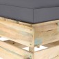 3-tlg. Garten-Lounge-Set mit Kissen Grün Imprägniertes Holz 3-tlg. Garten-Lounge-Set mit Kissen Grün Imprägniertes Holz