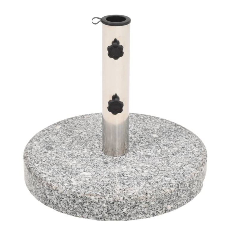 vidaXL Sonnenschirmständer Granit Rund 20 kg vidaXL Sonnenschirmständer Granit Rund 20 kg