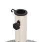 vidaXL Sonnenschirmständer Granit Rund 20 kg vidaXL Sonnenschirmständer Granit Rund 20 kg