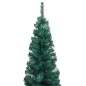 Schlanker Künstlicher Weihnachtsbaum mit Ständer Grün 210cm PVC Schlanker Künstlicher Weihnachtsbaum mit Ständer Grün 210cm PVC
