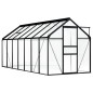 Gewächshaus Anthrazit Aluminium 8,17 m² Gewächshaus Anthrazit Aluminium 8,17 m²