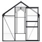 Gewächshaus Anthrazit Aluminium 8,17 m² Gewächshaus Anthrazit Aluminium 8,17 m²