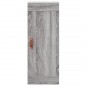 Highboard Grau Sonoma 34,5x34x180 cm Holzwerkstoff Highboard Grau Sonoma 34,5x34x180 cm Holzwerkstoff