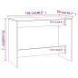 3-tlg. Essgruppe Braun Eiche-Optik Holzwerkstoff 3-tlg. Essgruppe Braun Eiche-Optik Holzwerkstoff