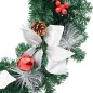 Weihnachtskranz mit LED-Leuchten Grün 60 cm PVC Weihnachtskranz mit LED-Leuchten Grün 60 cm PVC
