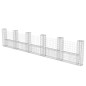 vidaXL Gabionenkorb U-Form Stahl 570×20×100 cm vidaXL Gabionenkorb U-Form Stahl 570×20×100 cm