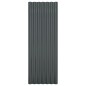 Dachpaneele 12 Stk Pulverbeschichteter Stahl Anthrazit 100x36cm Dachpaneele 12 Stk Pulverbeschichteter Stahl Anthrazit 100x36cm