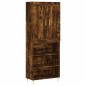 vidaXL Highboard Räuchereiche 69,5x34x180 cm Holzwerkstoff vidaXL Highboard Räuchereiche 69,5x34x180 cm Holzwerkstoff