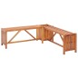 Garten-Eckbank mit Pflanzkübel 117×117×40 cm Massivholz Akazie Garten-Eckbank mit Pflanzkübel 117×117×40 cm Massivholz Akazie