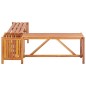 Garten-Eckbank mit Pflanzkübel 117×117×40 cm Massivholz Akazie Garten-Eckbank mit Pflanzkübel 117×117×40 cm Massivholz Akazie