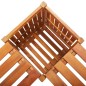 Garten-Eckbank mit Pflanzkübel 117×117×40 cm Massivholz Akazie Garten-Eckbank mit Pflanzkübel 117×117×40 cm Massivholz Akazie