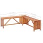 Garten-Eckbank mit Pflanzkübel 117×117×40 cm Massivholz Akazie Garten-Eckbank mit Pflanzkübel 117×117×40 cm Massivholz Akazie