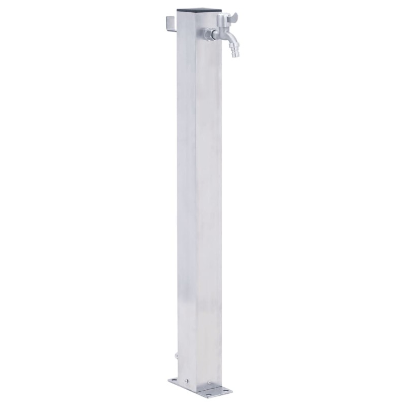 Wassersäule für den Garten 100 cm Edelstahl Quadratisch Wassersäule für den Garten 100 cm Edelstahl Quadratisch