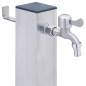 Wassersäule für den Garten 100 cm Edelstahl Quadratisch Wassersäule für den Garten 100 cm Edelstahl Quadratisch