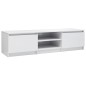 vidaXL TV-Schrank Hochglanz-Weiß 140x40x35,5 cm Holzwerkstoff vidaXL TV-Schrank Hochglanz-Weiß 140x40x35,5 cm Holzwerkstoff