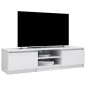 vidaXL TV-Schrank Hochglanz-Weiß 140x40x35,5 cm Holzwerkstoff vidaXL TV-Schrank Hochglanz-Weiß 140x40x35,5 cm Holzwerkstoff