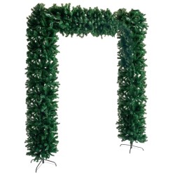 vidaXL Weihnachtsgirlande Grün 240 cm  