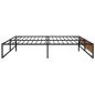 Bettgestell Schwarz Metall 140x200 cm Bettgestell Schwarz Metall 140x200 cm