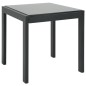 Sonnenliegen 2 Stk. mit Tisch Textilene und Stahl Sonnenliegen 2 Stk. mit Tisch Textilene und Stahl
