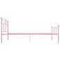 vidaXL Bettgestell Rosa Metall 90×200 cm vidaXL Bettgestell Rosa Metall 90×200 cm