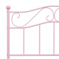 vidaXL Bettgestell Rosa Metall 90×200 cm vidaXL Bettgestell Rosa Metall 90×200 cm