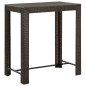 Garten-Bartisch Braun 100x60,5x110,5 cm Poly Rattan Garten-Bartisch Braun 100x60,5x110,5 cm Poly Rattan