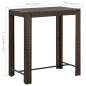 Garten-Bartisch Braun 100x60,5x110,5 cm Poly Rattan Garten-Bartisch Braun 100x60,5x110,5 cm Poly Rattan