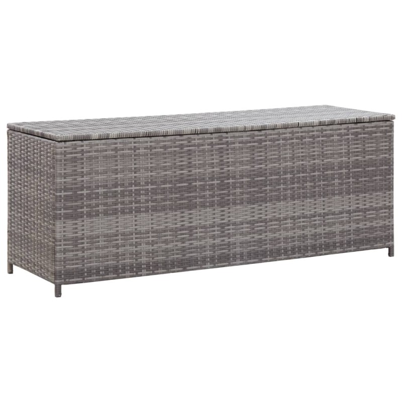 Gartenbox Grau 120x50x60 cm Poly Rattan Gartenbox Grau 120x50x60 cm Poly Rattan