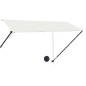 Einziehbare Markise mit LED 300×150 cm Creme Einziehbare Markise mit LED 300×150 cm Creme
