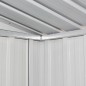 vidaXL Gartenschuppen Grau Metall vidaXL Gartenschuppen Grau Metall
