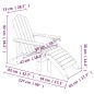 Adirondack-Gartenstuhl mit Fußstütze HDPE Weiß Adirondack-Gartenstuhl mit Fußstütze HDPE Weiß