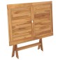 Klappbarer Gartentisch 120x70x75 cm Teak Massivholz Klappbarer Gartentisch 120x70x75 cm Teak Massivholz