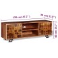 VidaXL Fernsehschrank Massivholz 120x30x40 cm VidaXL Fernsehschrank Massivholz 120x30x40 cm