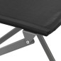 vidaXL Klappbare Gartenstühle 2 Stk. Schwarz Stahl und Textilene vidaXL Klappbare Gartenstühle 2 Stk. Schwarz Stahl und Textilene