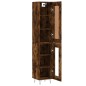 vidaXL Highboard Räuchereiche 34,5x34x180 cm Holzwerkstoff vidaXL Highboard Räuchereiche 34,5x34x180 cm Holzwerkstoff