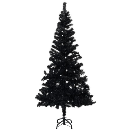 Künstlicher Weihnachtsbaum mit Ständer Schwarz 180 cm PVC