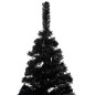 Künstlicher Weihnachtsbaum mit Ständer Schwarz 180 cm PVC Künstlicher Weihnachtsbaum mit Ständer Schwarz 180 cm PVC