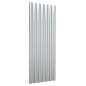 Dachpaneele 12 Stk. Pulverbeschichteter Stahl Silbern 100x36 cm Dachpaneele 12 Stk. Pulverbeschichteter Stahl Silbern 100x36 cm