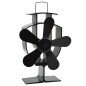 Ofenventilator Wärmebetrieben 5 Blätter Schwarz Ofenventilator Wärmebetrieben 5 Blätter Schwarz