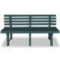 vidaXL Gartenbank 145,5 cm Kunststoff Grün vidaXL Gartenbank 145,5 cm Kunststoff Grün