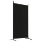 2-tlg. Paravent Schwarz 175x180 cm Stoff 2-tlg. Paravent Schwarz 175x180 cm Stoff