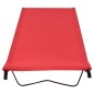 Campingbetten 2 Stk. 180x60x19 cm Oxford-Gewebe und Stahl Rot Campingbetten 2 Stk. 180x60x19 cm Oxford-Gewebe und Stahl Rot