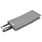 Faltbarer Wäschekorb Grau 26 x 34,5 x 59,5cm Leinenimitat Stoff Faltbarer Wäschekorb Grau 26 x 34,5 x 59,5cm Leinenimitat Stoff