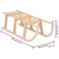 Schlitten 110x40x34 cm Sperrholz Schlitten 110x40x34 cm Sperrholz