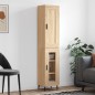 Highboard Sonoma-Eiche 34,5x34x180 cm Holzwerkstoff Highboard Sonoma-Eiche 34,5x34x180 cm Holzwerkstoff