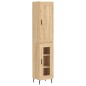 Highboard Sonoma-Eiche 34,5x34x180 cm Holzwerkstoff Highboard Sonoma-Eiche 34,5x34x180 cm Holzwerkstoff